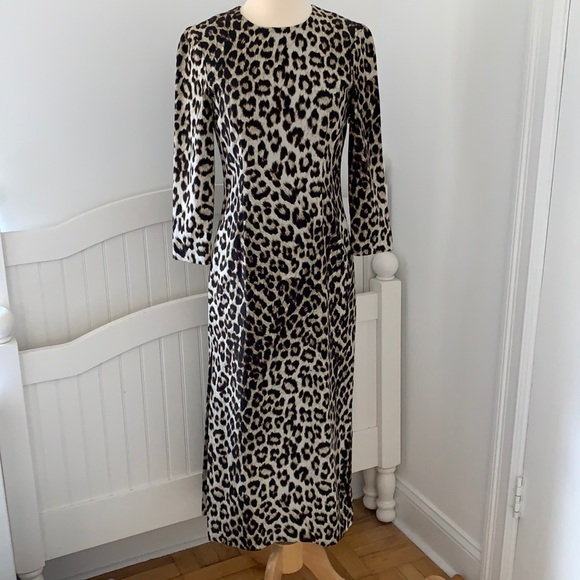 Rag & bone leopard print silk dress Size 00 - Picture 2 of 10